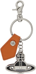 Vivienne Westwood Orange Orb Keychain