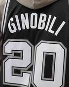 Mitchell & Ness Nba Swingman Jersey San Antonio Spurs 2002 03 Manu Ginobili #20 Black - Mens - Jerseys