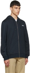A.P.C. Navy Quentin Hoodie