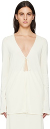 The Row Off-White Isara Blouse