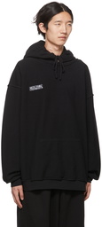 VETEMENTS Black Inside Out Hoodie