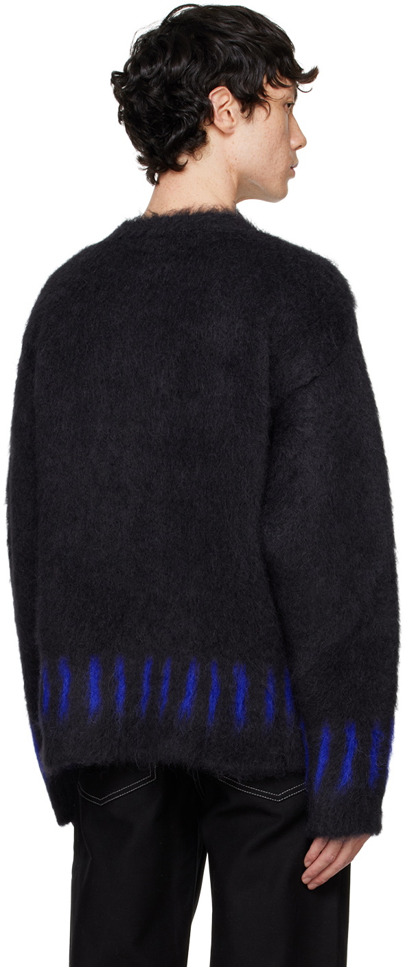 SUNNEI Navy Alpaca & Mohair Sweater