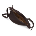 The Row Burgundy Small Slouchy Banana Bag