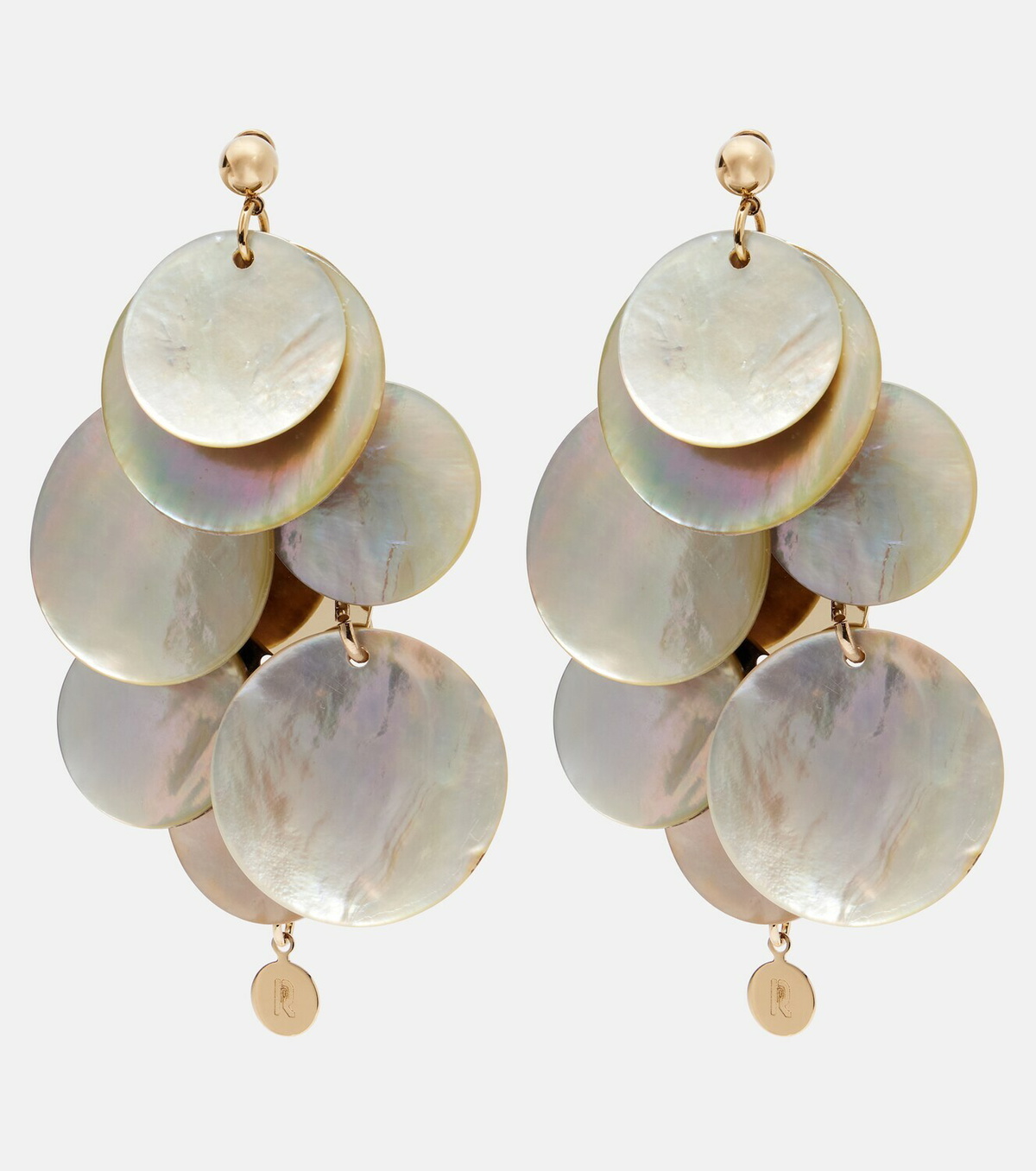 Rabanne Mother-of-pearl earrings