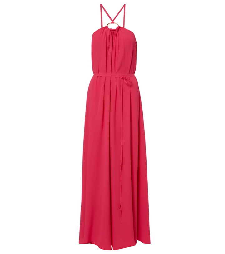 Photo: Joseph Zuzi halterneck crêpe maxi dress