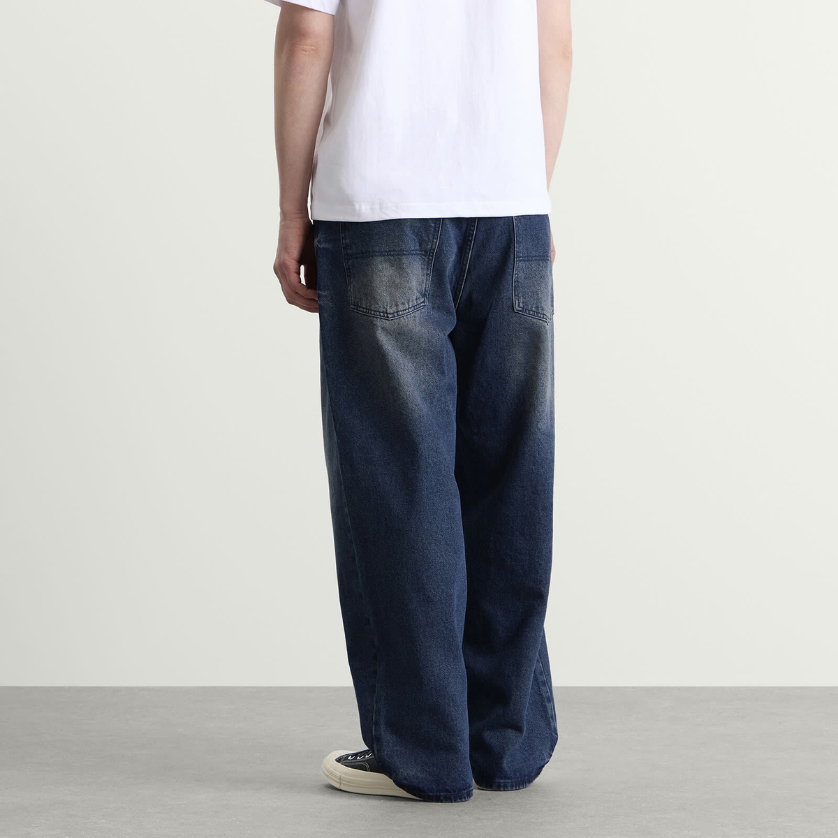 Butter Goods Men's Baggy Denim Jeans in Vintage Indigo Wash