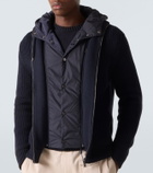 Herno Ribbed-knit wool jacket