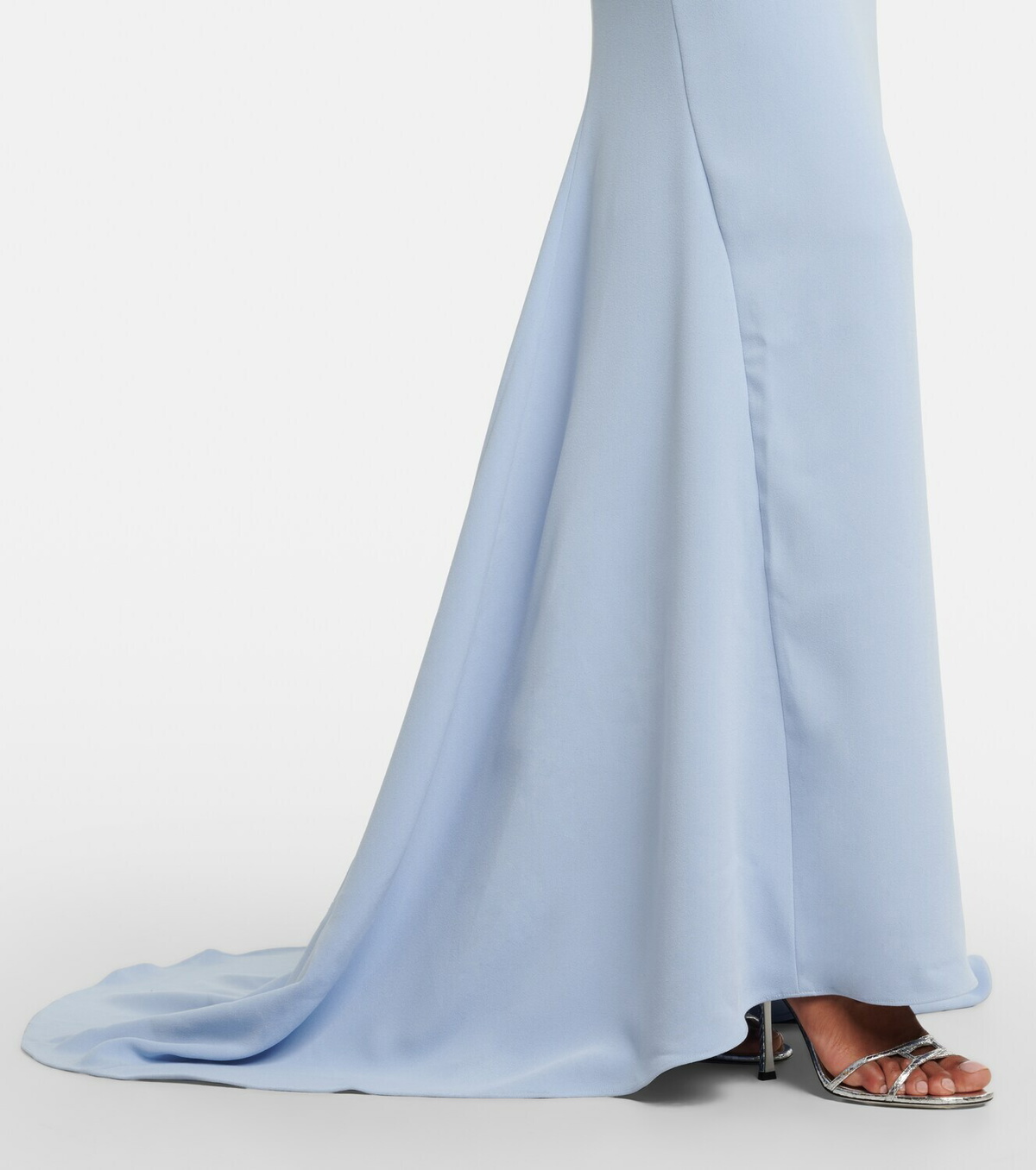 Solace London Seraphina one-shoulder gown