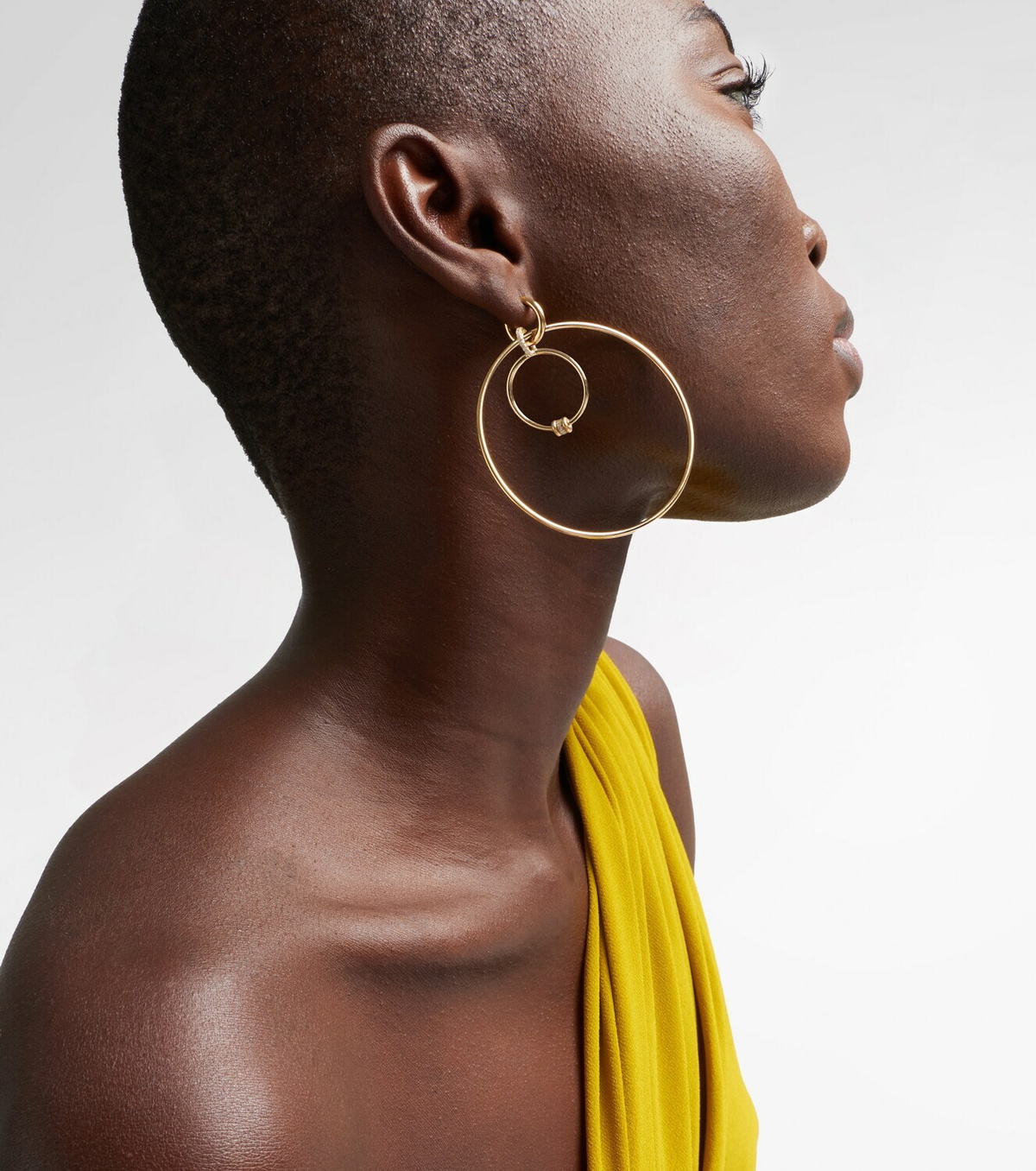 Spinelli Kilcollin Echo 18kt gold hoop earrings with diamonds