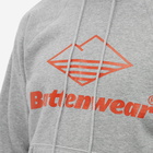 Battenwear Men's Team Reach Up Hoody in Heather Grey