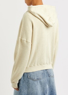 American Vintage Itonay Hooded Cotton-blend Sweatshirt Cream