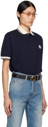 Gucci Navy Interlocking G Polo