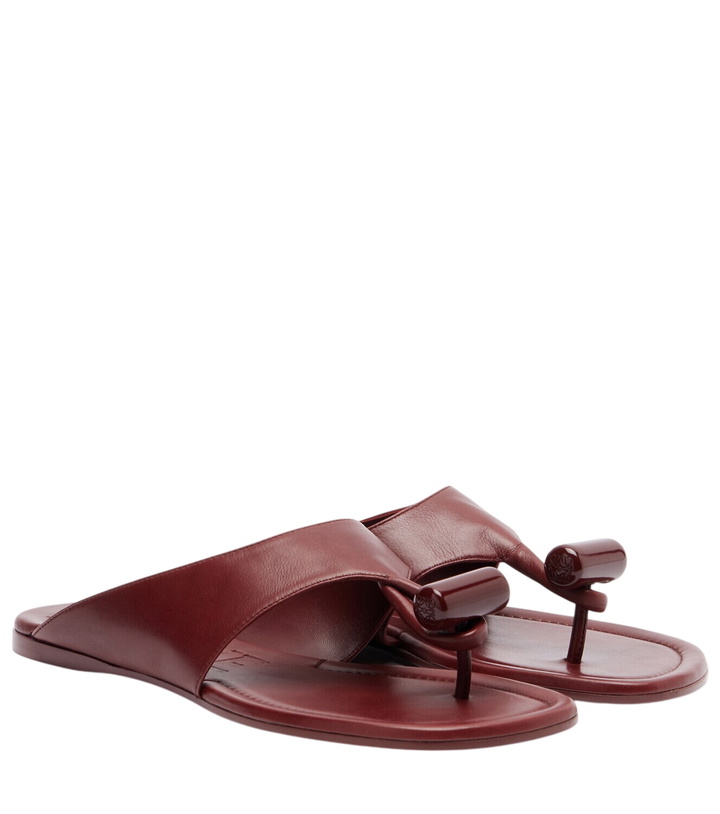 Photo: Loewe Toggle leather thong sandals