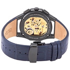 Bulova Curv Transparent Blue Dial Chronograph Quartz Mens Watch 98A232
