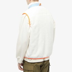 Moncler Grenoble Men's Reversible Polartech Fleece Gilet in White