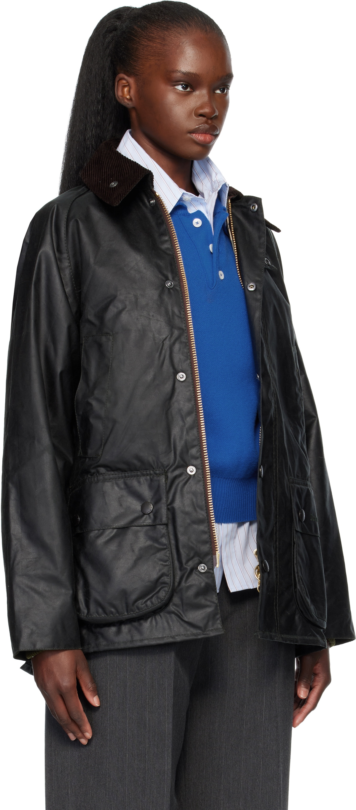 Barbour Green Bedale Waxed Jacket