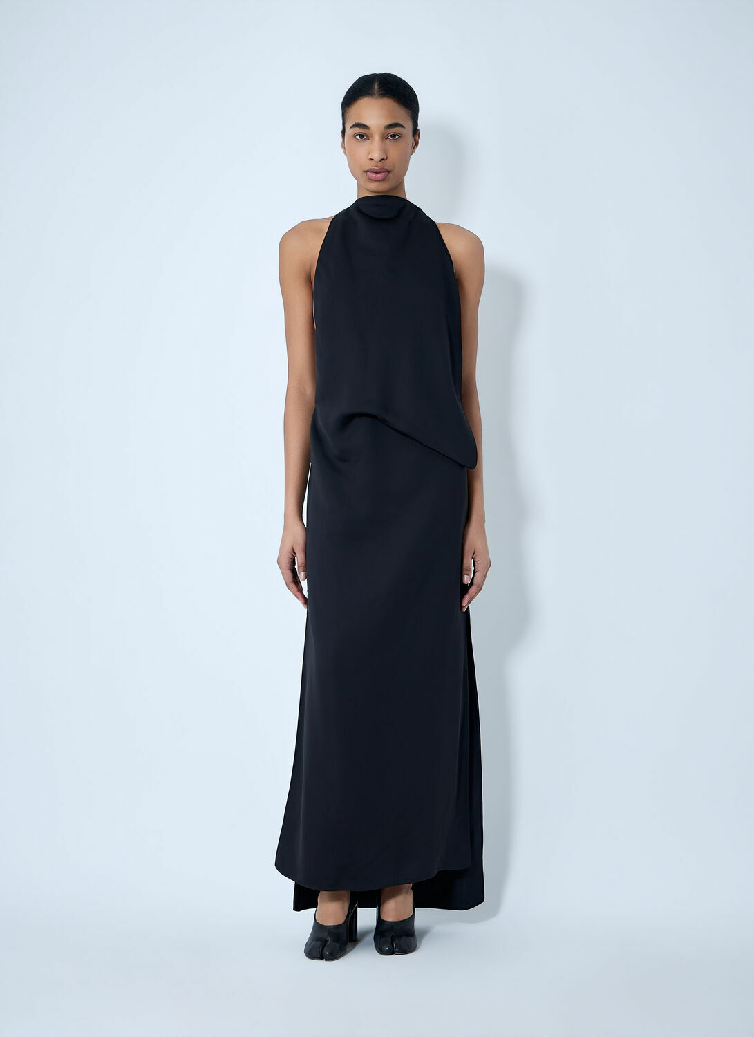 Sportmax Sleeveless Draped Maxi Dress