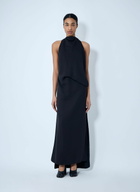 Sportmax Sleeveless Draped Maxi Dress