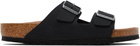 Birkenstock Black Regular Arizona Vegan Sandals