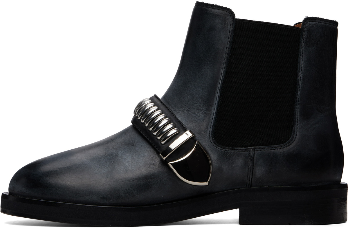 BLUEMARBLE Black Studded Chelsea Boots