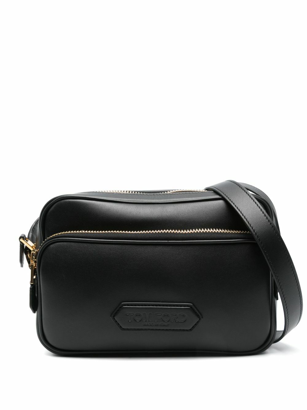 【関税＆送料込み】Tom Ford Messenger Bags TOM FORD Leather Messenger Bag | Black | FARFETCH