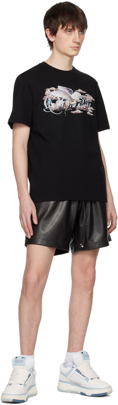 AMIRI Black Pegasus Script T-Shirt Amiri