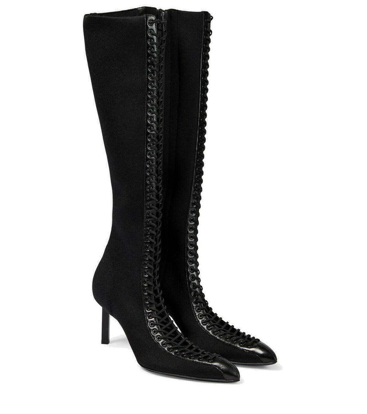 ブーツその他 GIVENCHY Heeled boots Shark Lock Stiletto ankle boots in nappa leather in - black