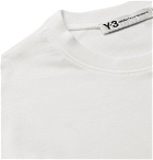 Y-3 - Logo-Embroidered Stretch-Cotton Jersey T-Shirt - Men - White