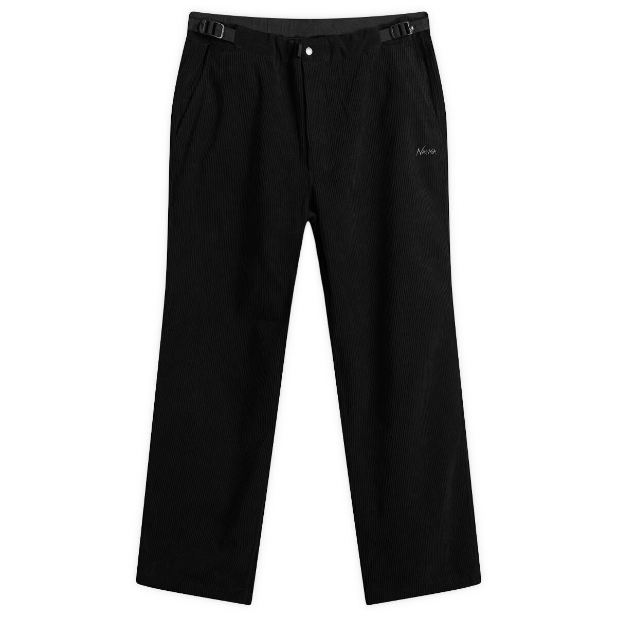 NANGA Men's Corduroy Climbing Trousers in Black