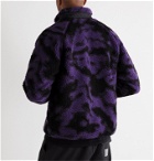 Carhartt WIP - Camouflage Fleece Jacket - Purple