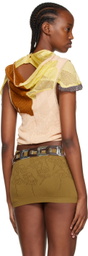 Katya Zelentsova SSENSE Exclusive Beige Blouse