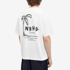 Neighborhood Men's 6 Printed T-Shirt in White