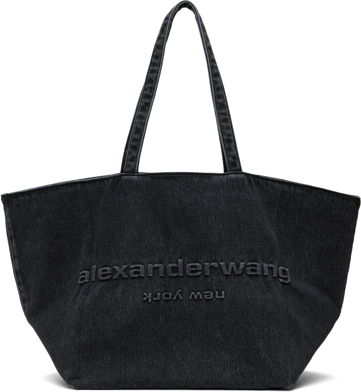 Alexander Wang Red and Blue Knit Jacquard Shopper Tote Alexander Wang Red and Blue Knit Jacquard Shopper Tote