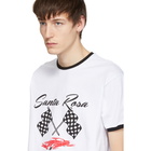 McQ Alexander McQueen White Racing Santa Rosa T-Shirt