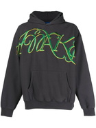 AWAKE NY - Oversized Embroidered Cotton Hoodie