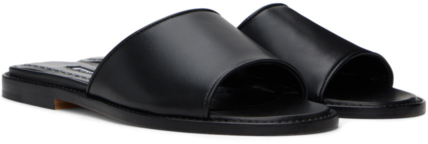 Manolo Blahnik Black Safinanu Sandals Manolo Blahnik