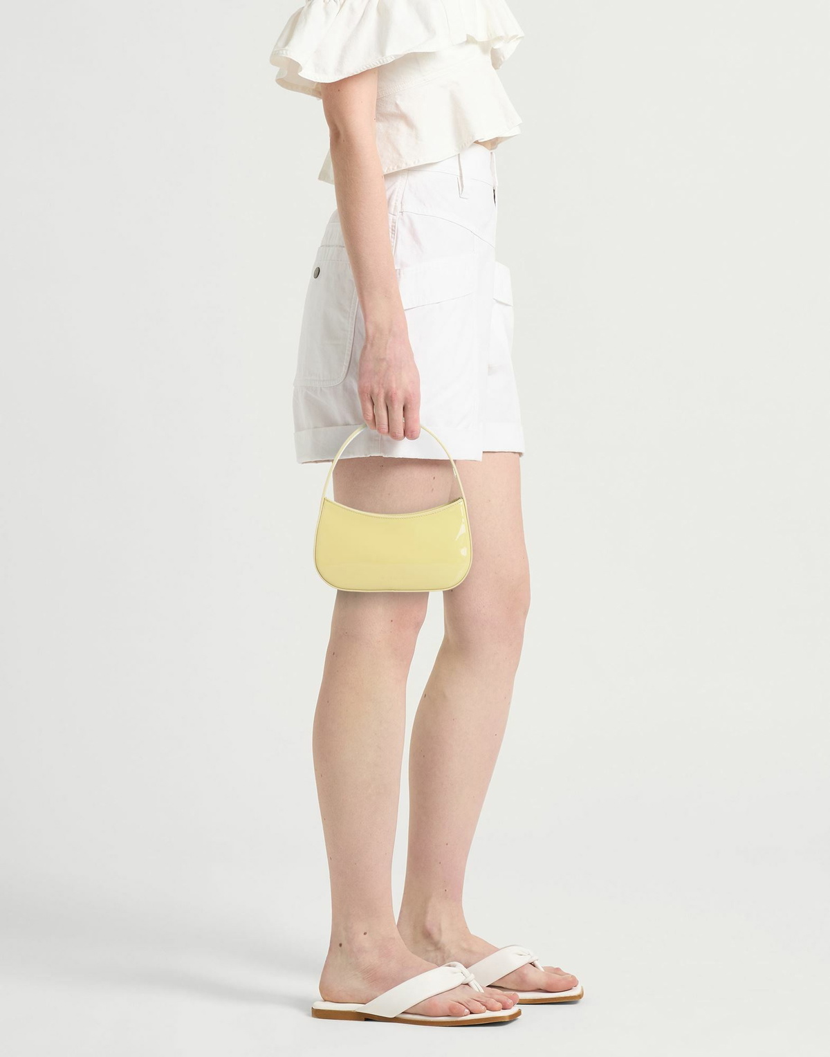 Mansur Gavriel Bonbon Womens Handbag Mustard