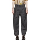 Lemaire SSENSE Exclusive Grey Twisted Jeans