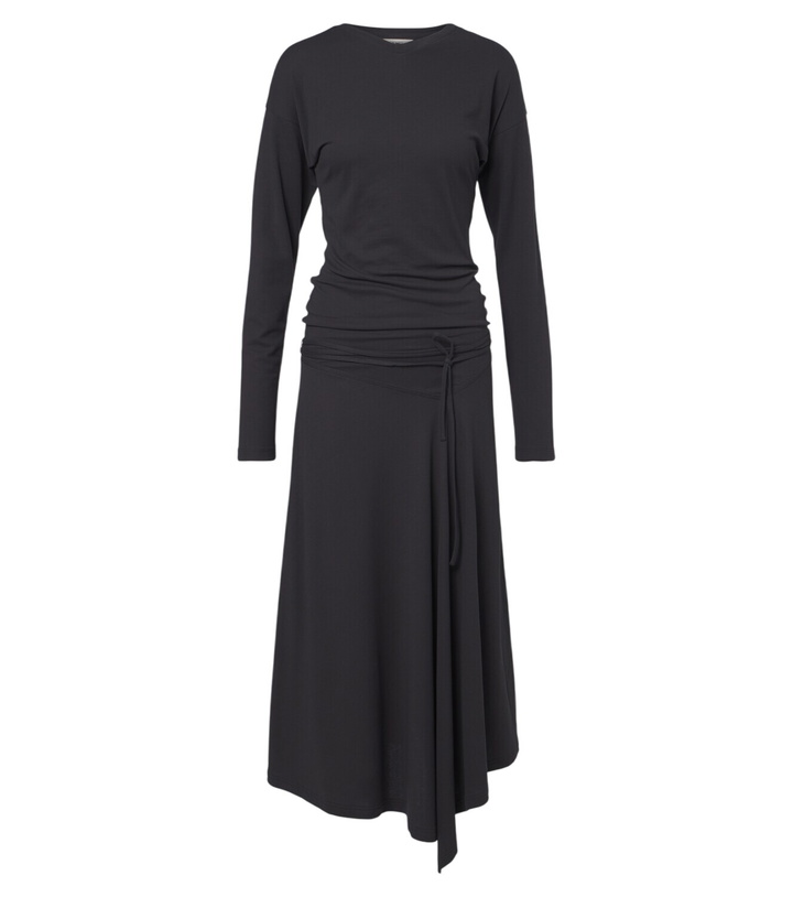 Photo: Lemaire Cotton jersey crêpe midi dress