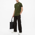 Moncler Men's Classic Logo Polo Shirt in Army Green