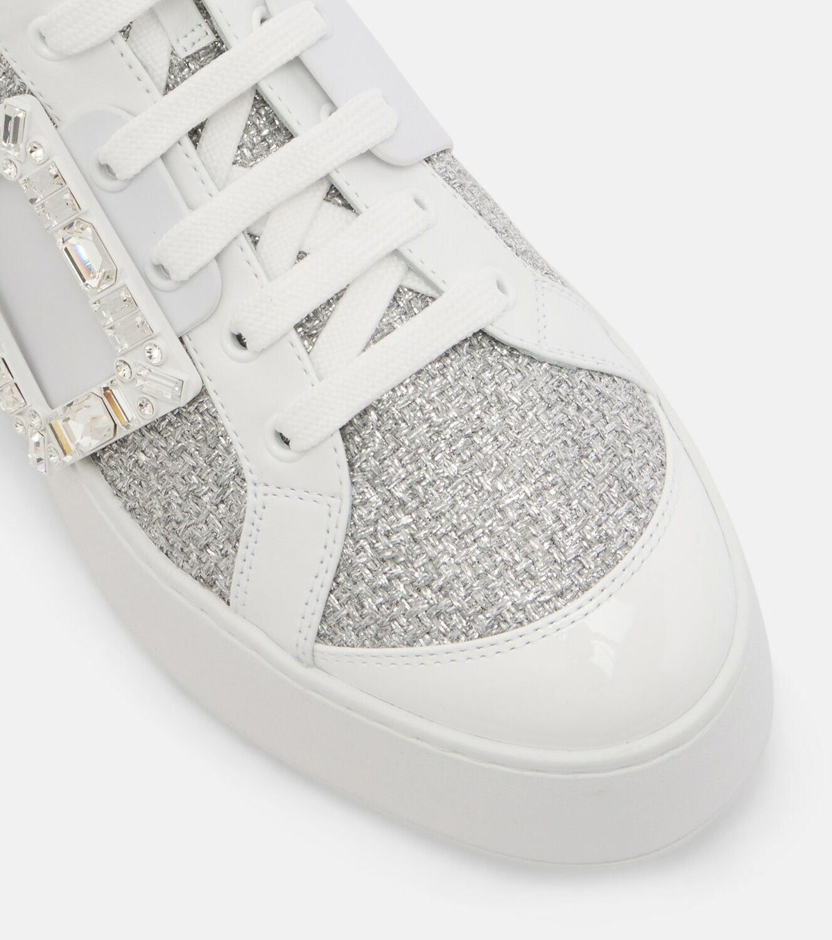 Roger Vivier Viv' Skate embellished sneakers