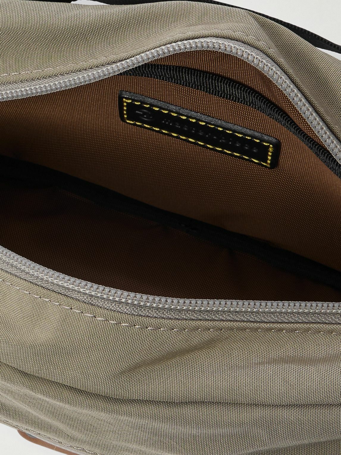 Master-Piece - Root S Leather-Trimmed Nylon Messenger Bag
