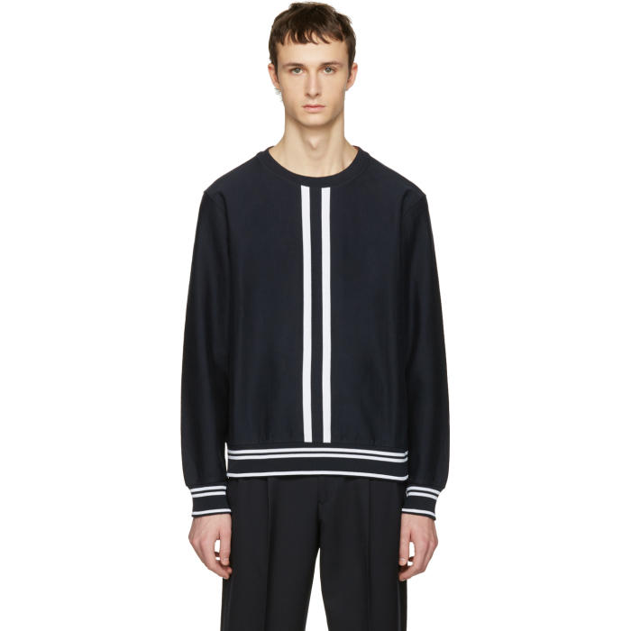 Photo: Paul Smith Navy Racer Stripe Pullover