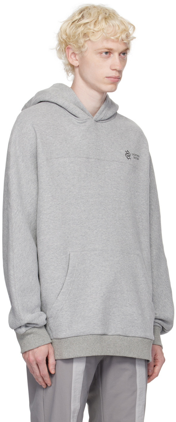 Uncertain Factor Gray Linebacker Hoodie