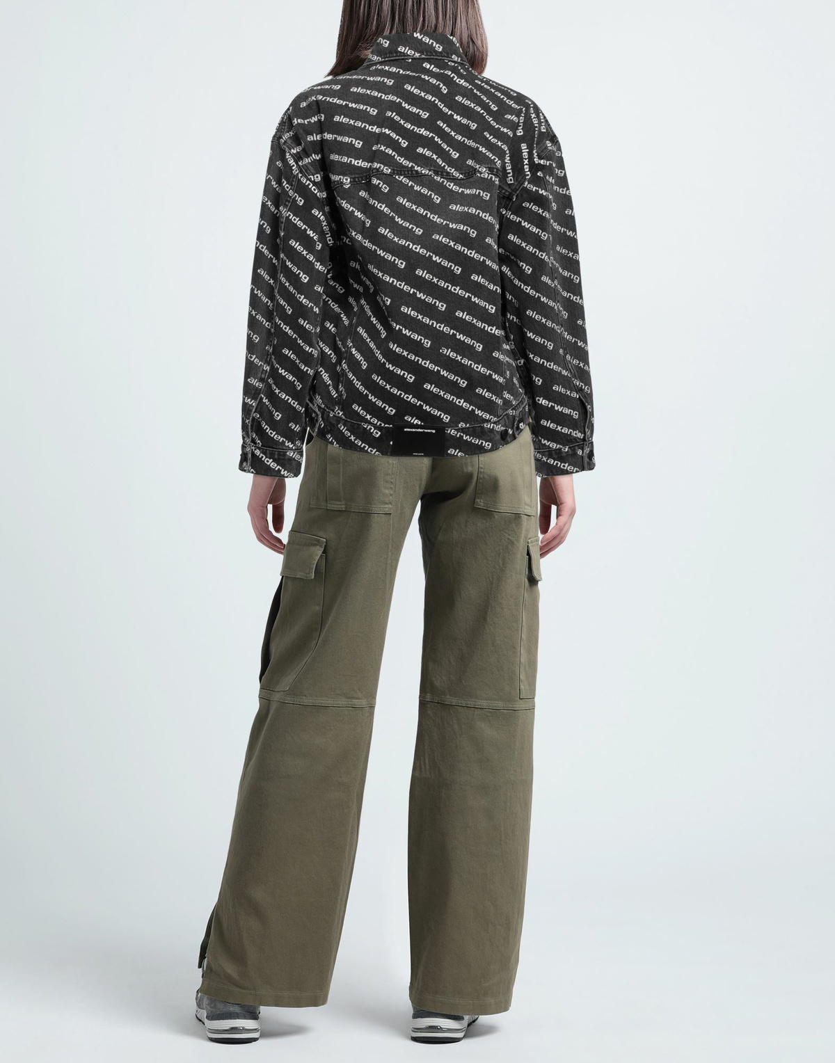 Alexander Wang Womens Denim outerwear in Black