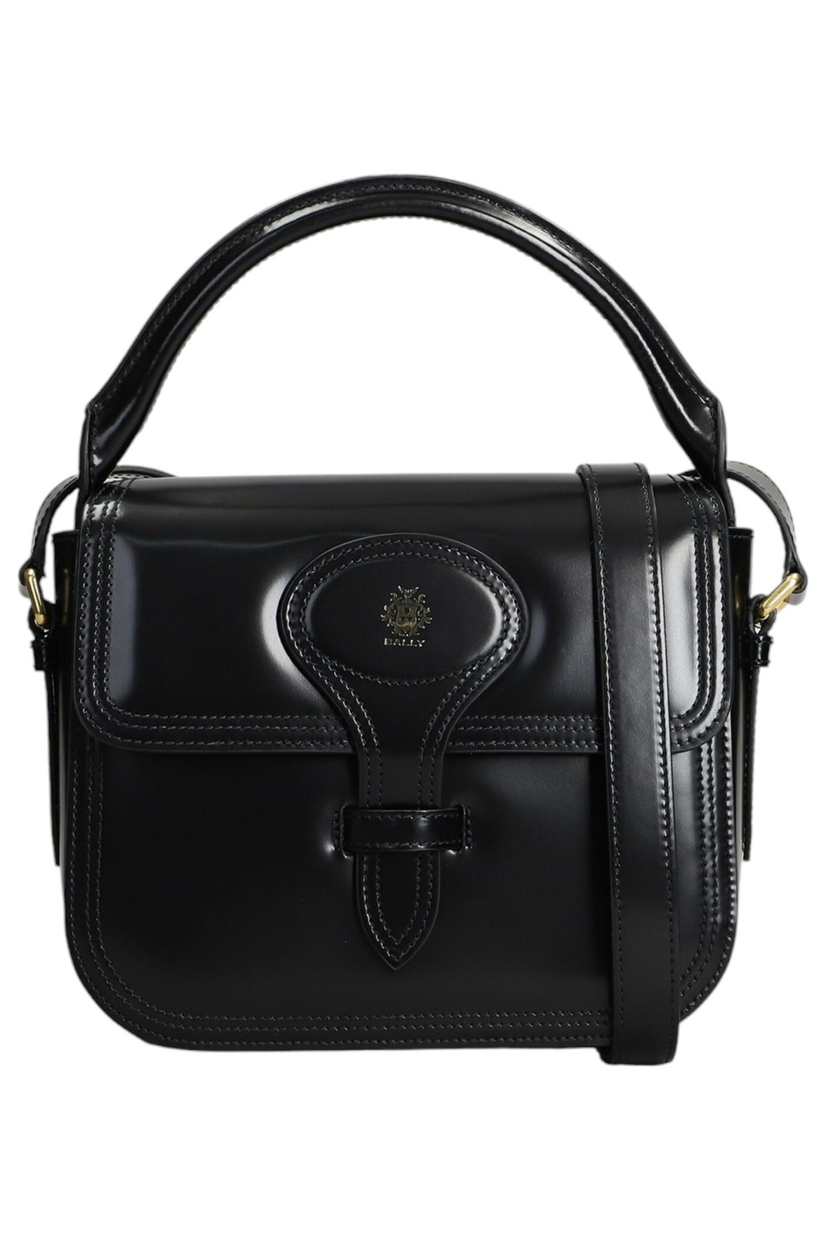 【送料&関税込】Bally Deco Daily S Shoulder Bag In Black Lea Bally Deco Daily S Shoulder Bag In Black Leather | ModeSens