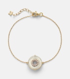 Mateo 14kt gold (585/1000) bracelet with diamonds and pearls