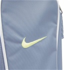 Nike Sportswear Essentials Crossbody Bag (1L) in Ashen Slate/White/Lazer Orange