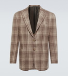 Kiton - Checked cashmere blazer