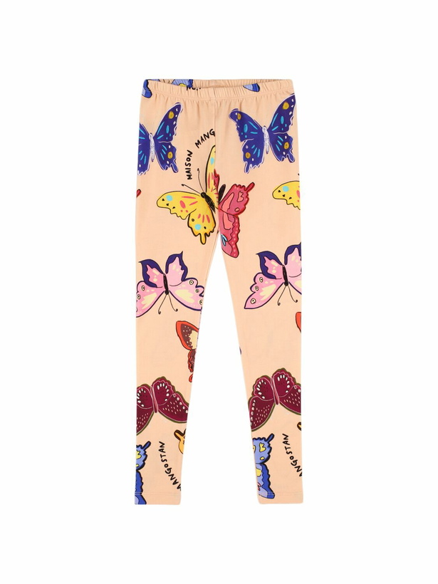 Photo: MAISON MANGOSTAN Butterflies Print Cotton Leggings
